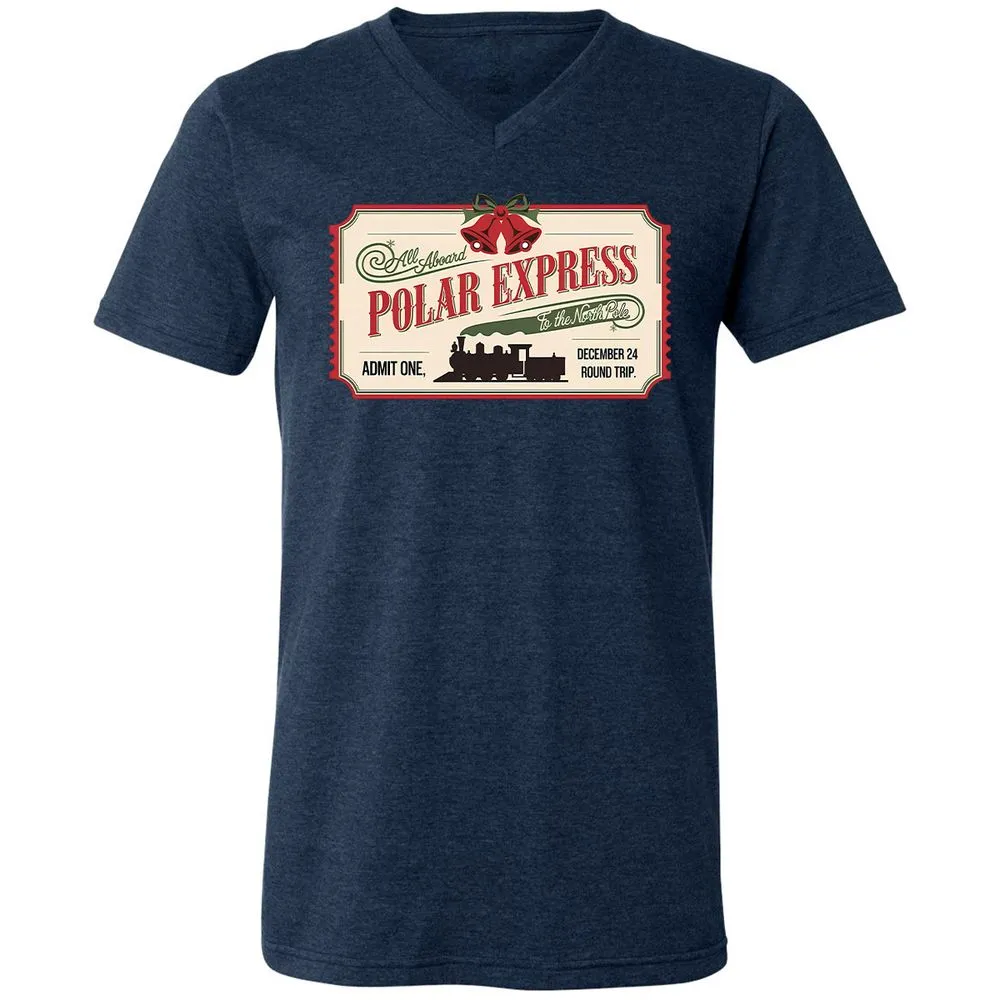 Polar Express Ticket - Heather Navy - 15