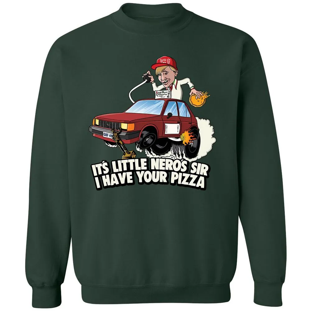 Little Nero's I have your pizza! - Forest Green - 4