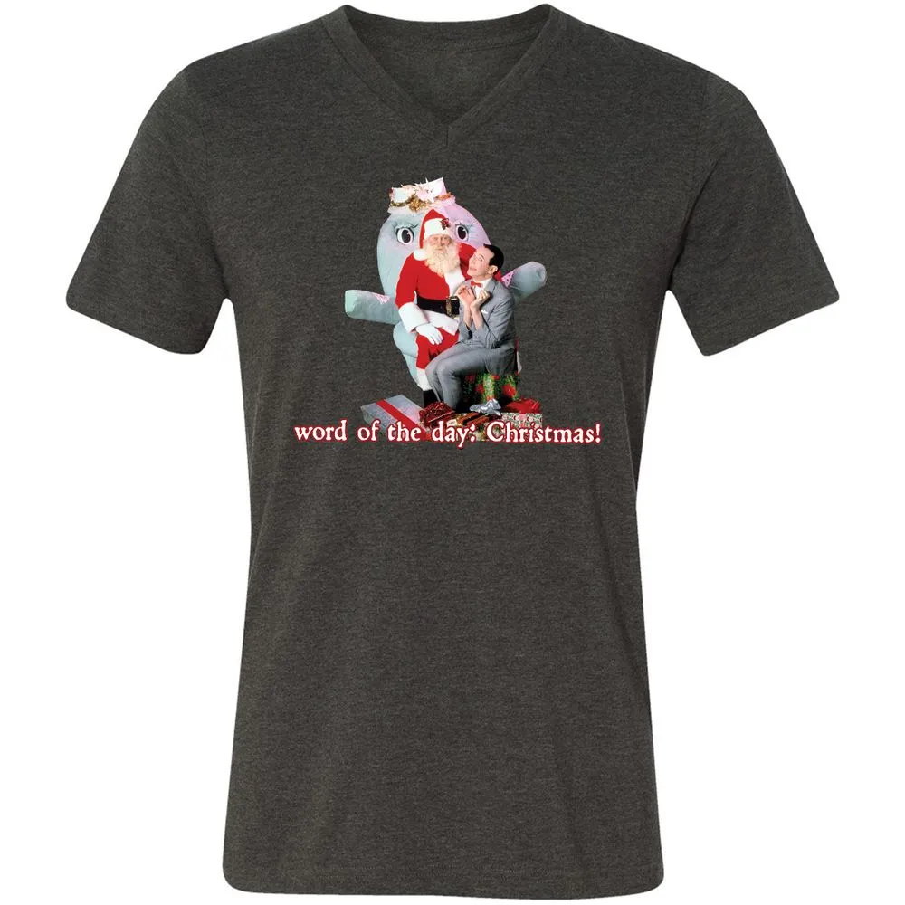 Unisex V-Neck T-Shirt - JKNZHBSV - Dark Grey Heather - 8