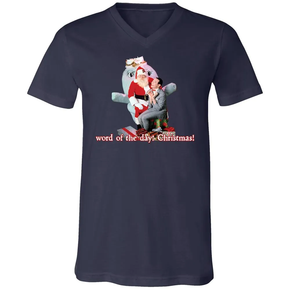 Unisex V-Neck T-Shirt - JKNZHBSV - Navy - 9