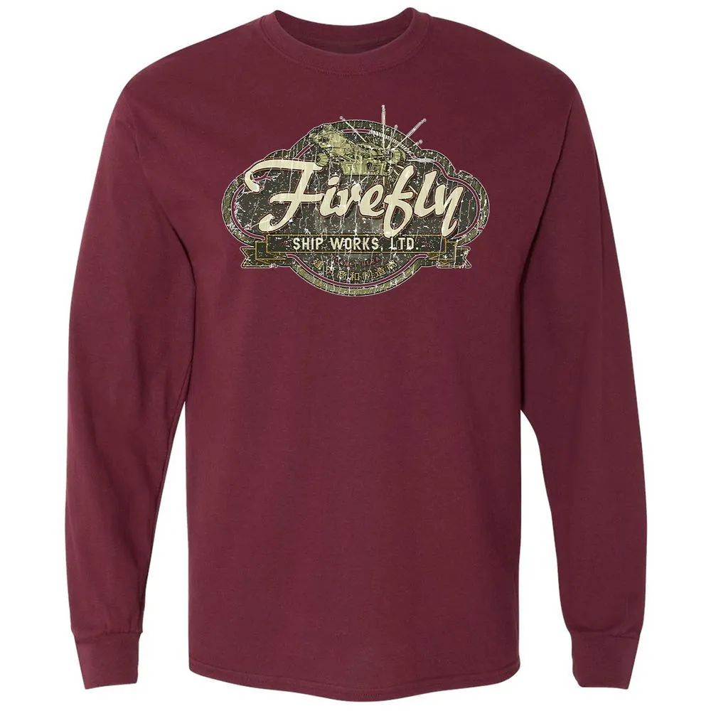Long Sleeve T-Shirt - VFHEMRF8 - Maroon - 11