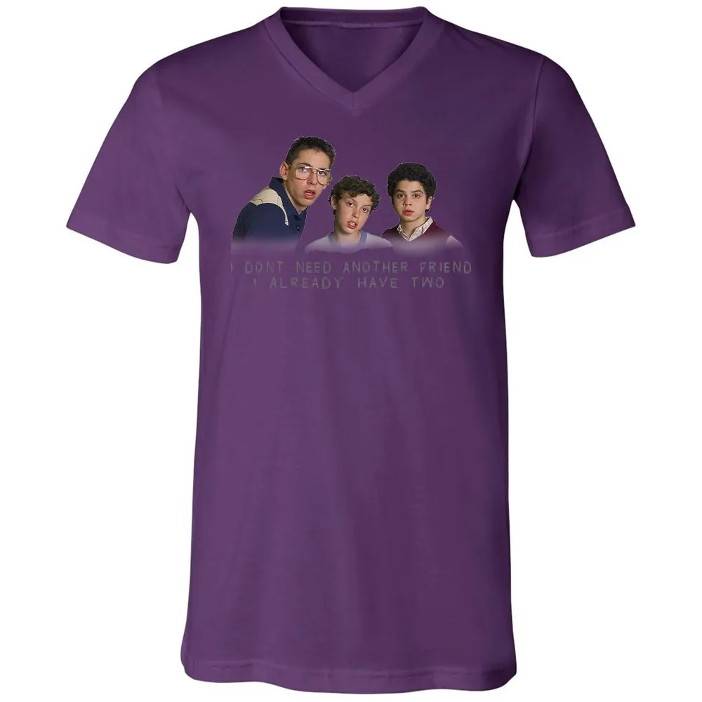 Unisex V-Neck T-Shirt - PSJHRQ13 - Team Purple - 2