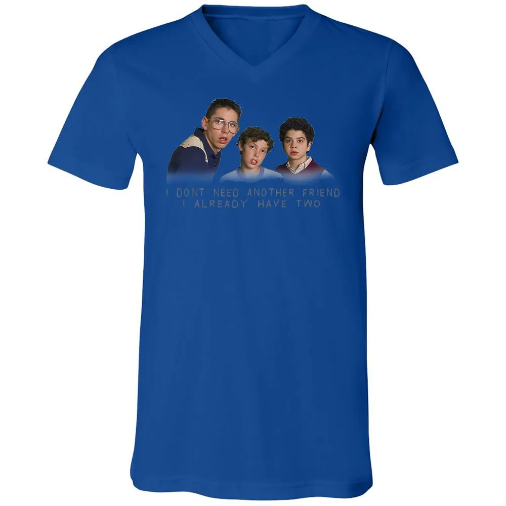 Unisex V-Neck T-Shirt - PSJHRQ13 - True Royal - 4