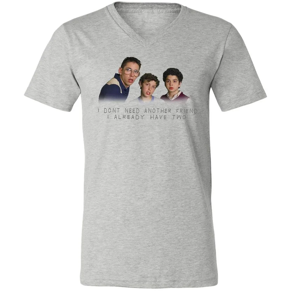 Unisex V-Neck T-Shirt - PSJHRQ13 - Athletic Heather - 7