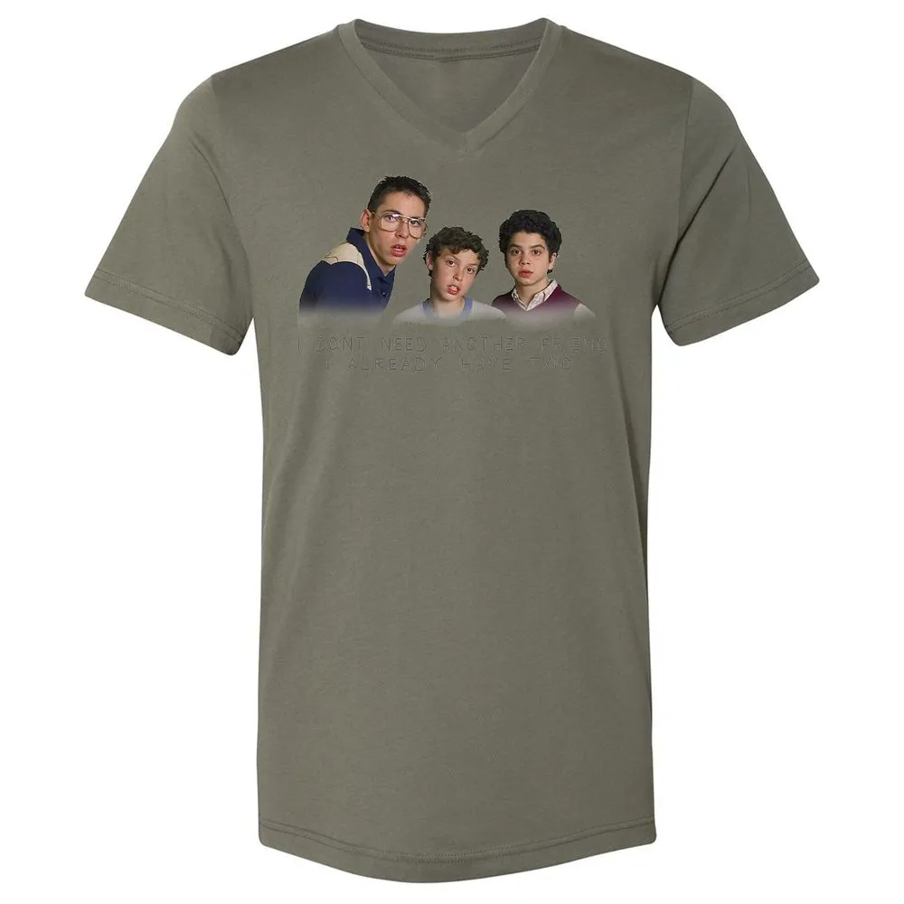 Unisex V-Neck T-Shirt - PSJHRQ13 - Military Green - 10