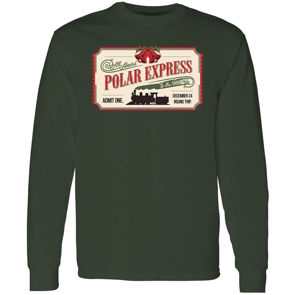 Polar Express Ticket - Forest Green - 8