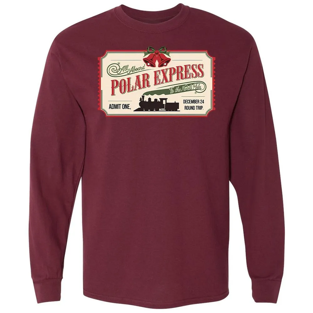 Polar Express Ticket - Maroon - 11