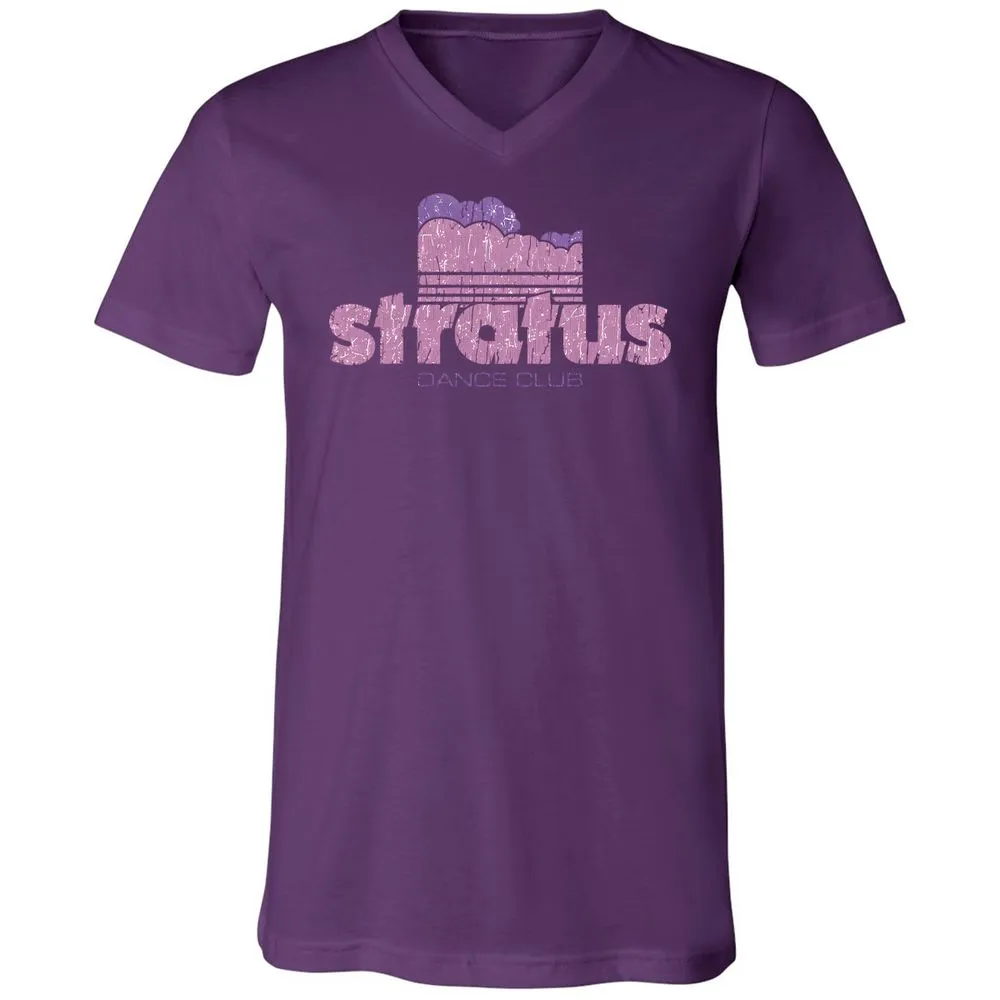 Unisex V-Neck T-Shirt - 8HDRFAG9 - Team Purple - 2