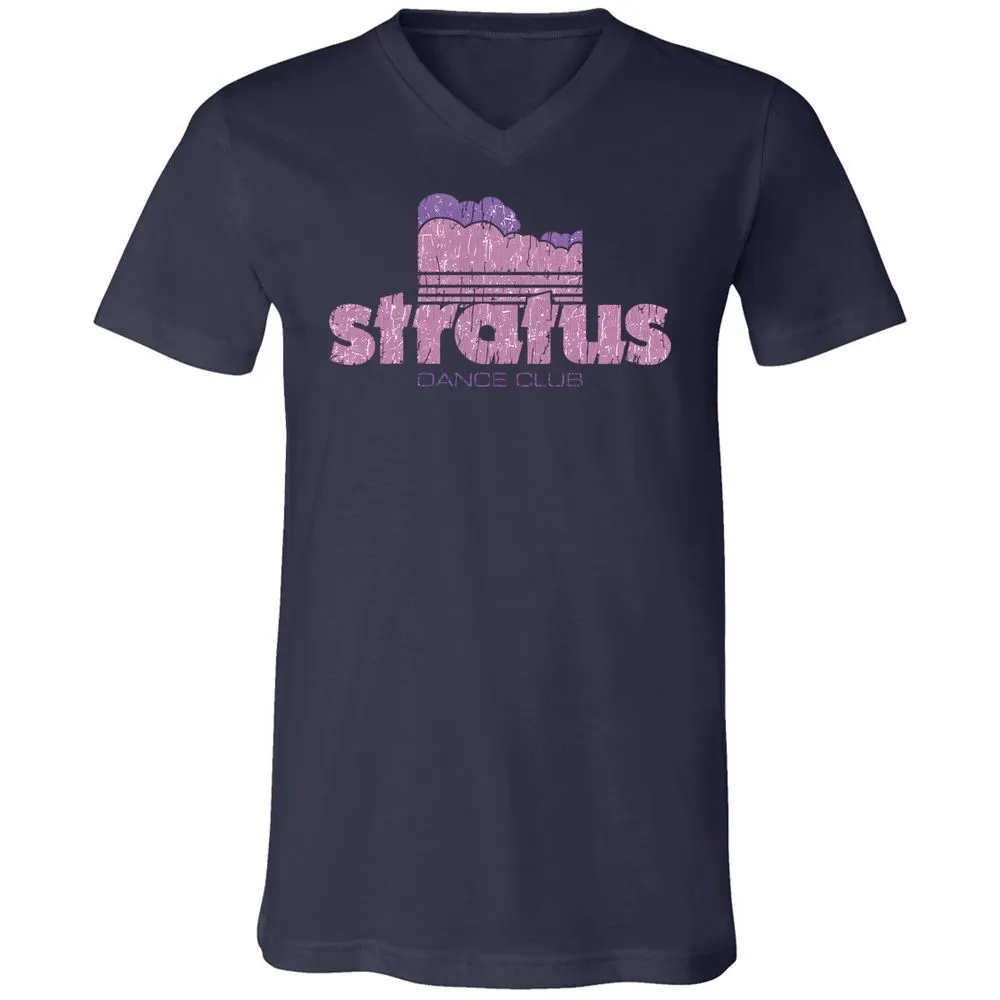 Unisex V-Neck T-Shirt - 8HDRFAG9 - Navy - 9