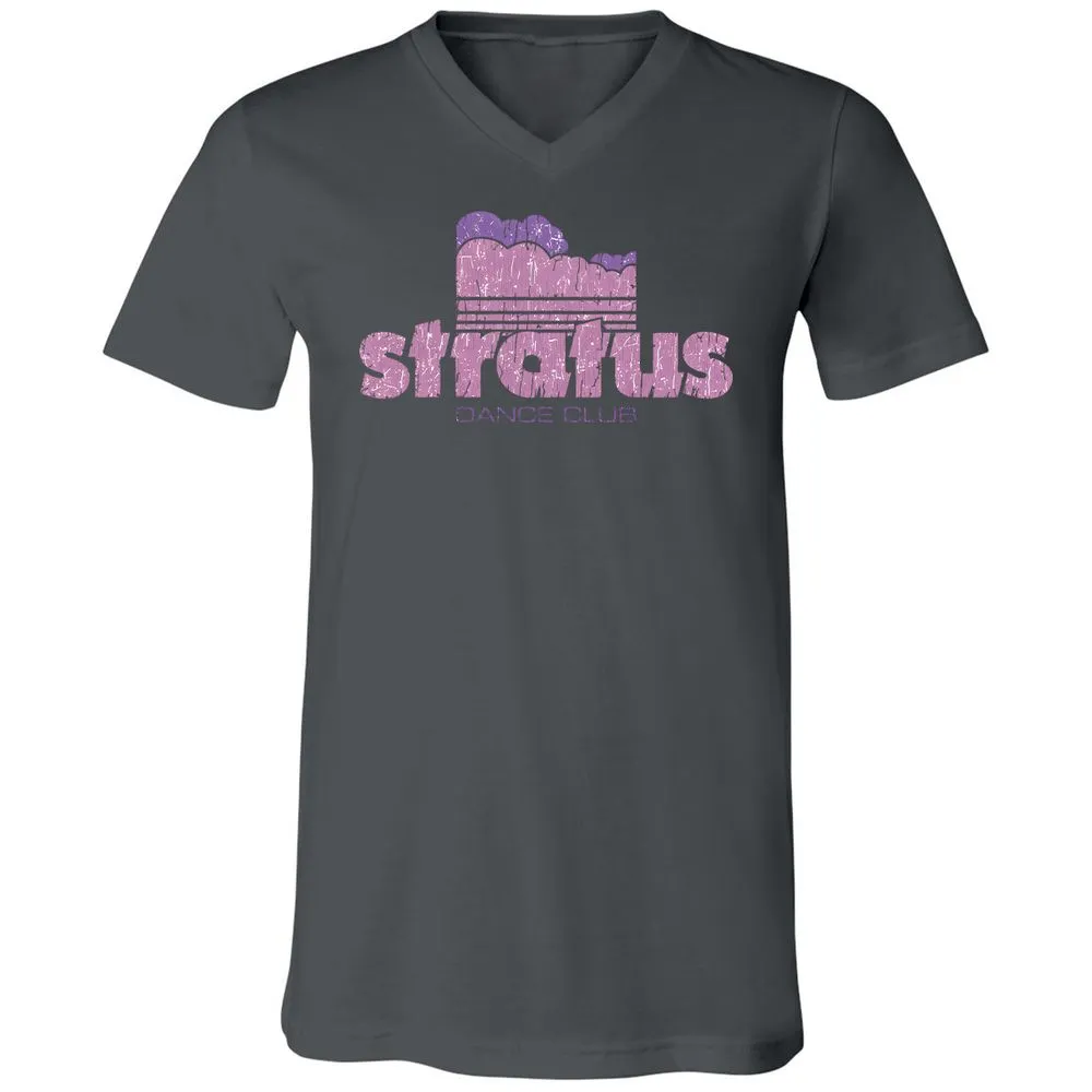 Unisex V-Neck T-Shirt - 8HDRFAG9 - Asphalt - 12