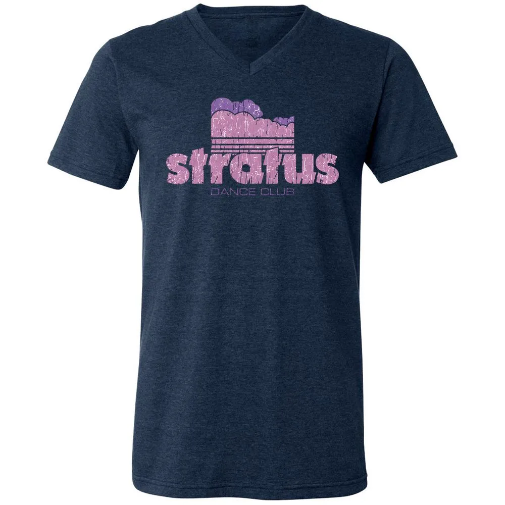 Unisex V-Neck T-Shirt - 8HDRFAG9 - Heather Navy - 15