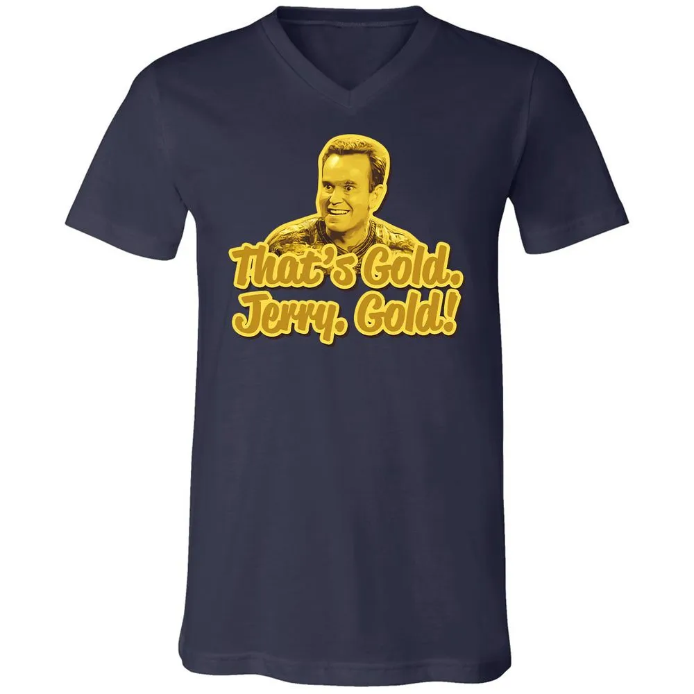 Unisex V-Neck T-Shirt - NXKD3H21 - Navy - 9