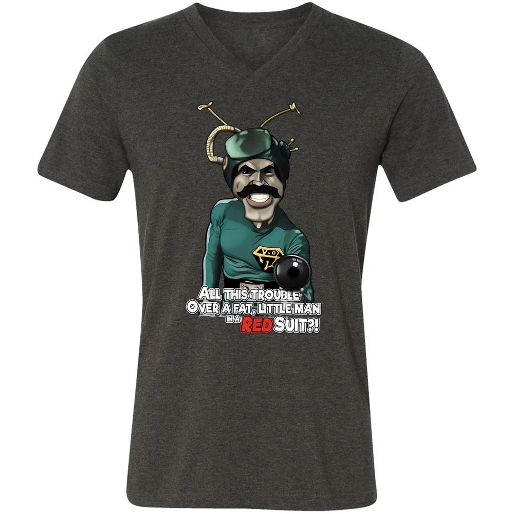 Fatman with red suit - Dark Grey Heather - 8
