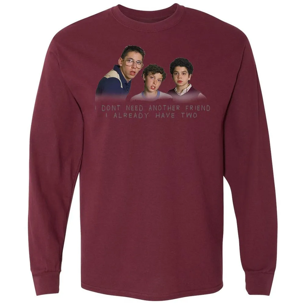 Long Sleeve T-Shirt - 1N4CXAWU - Maroon - 11