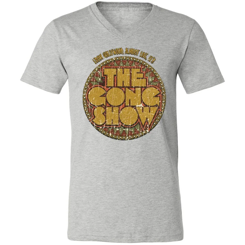 Unisex V-Neck T-Shirt - YTR2B93E - Athletic Heather - 7