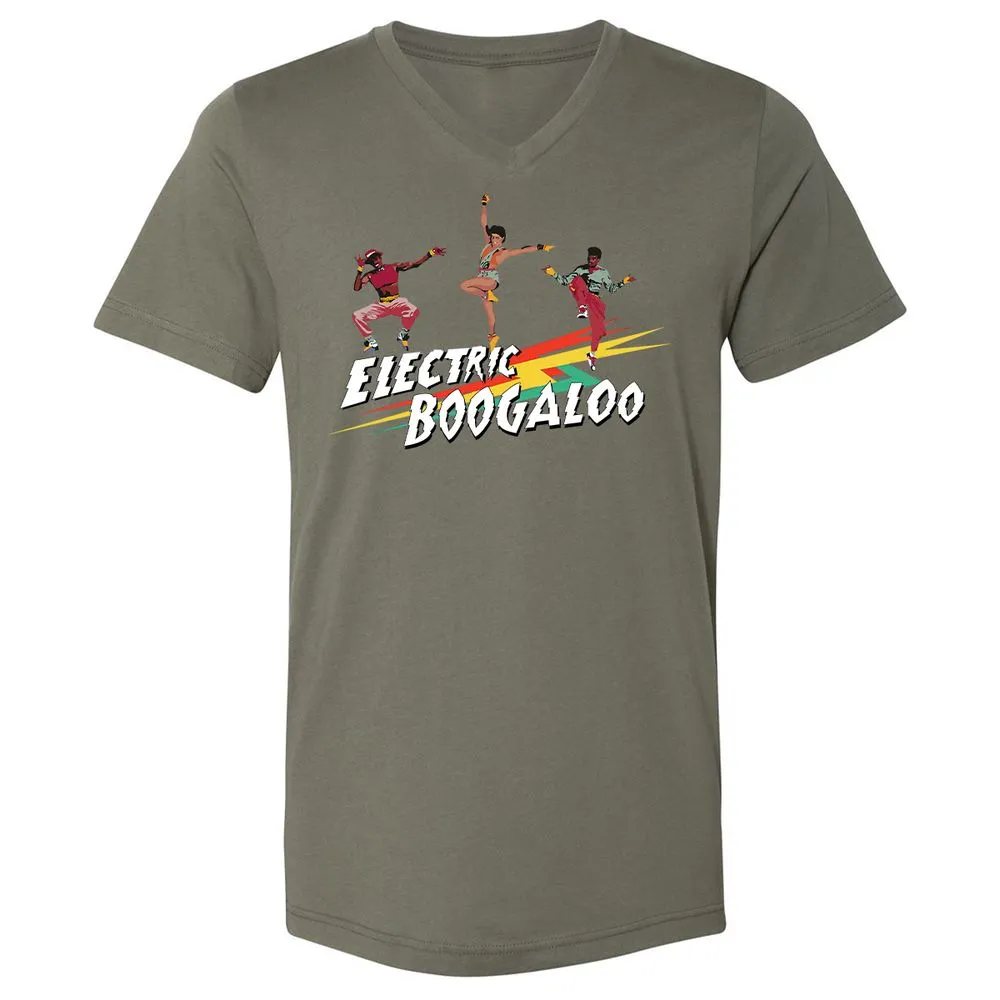 Unisex V-Neck T-Shirt - 1HHD4NQM - Military Green - 10