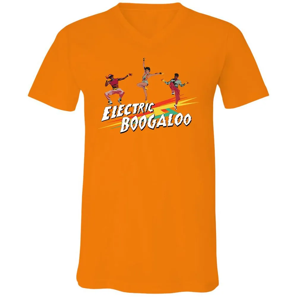 Unisex V-Neck T-Shirt - 1HHD4NQM - Orange - 11