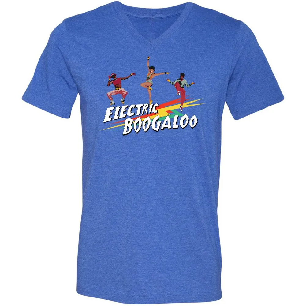 Unisex V-Neck T-Shirt - 1HHD4NQM - Heather True Royal - 14
