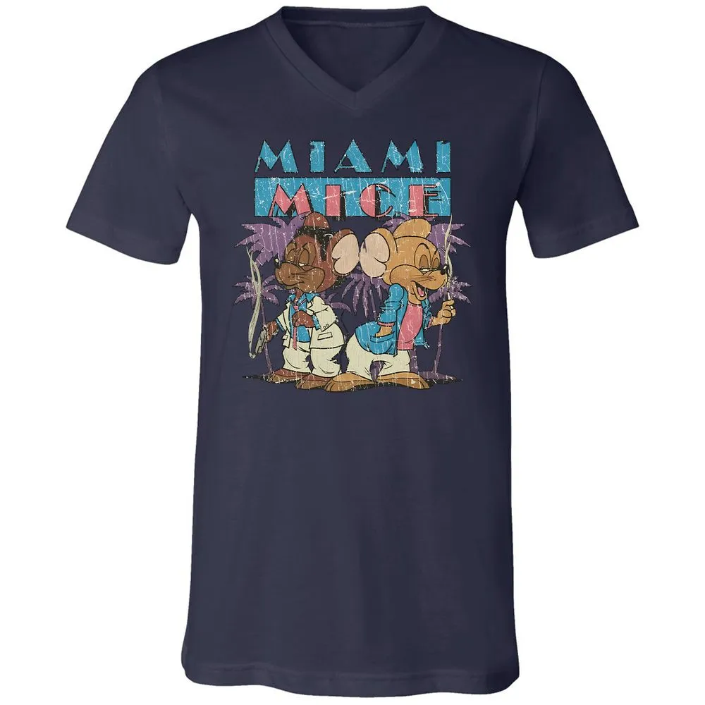 Unisex V-Neck T-Shirt - A83S47WY - Navy - 9