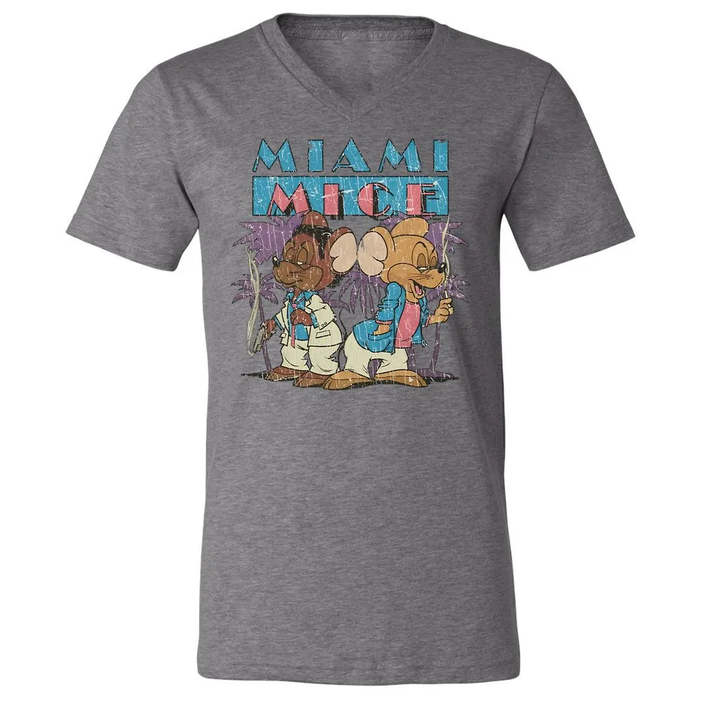 Unisex V-Neck T-Shirt - A83S47WY - Deep Heather - 13