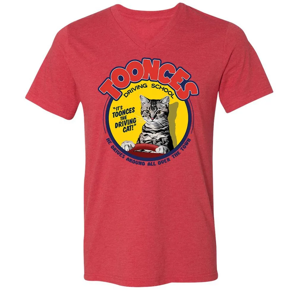 Unisex V-Neck T-Shirt - K1ULC959 - Heather Red - 5