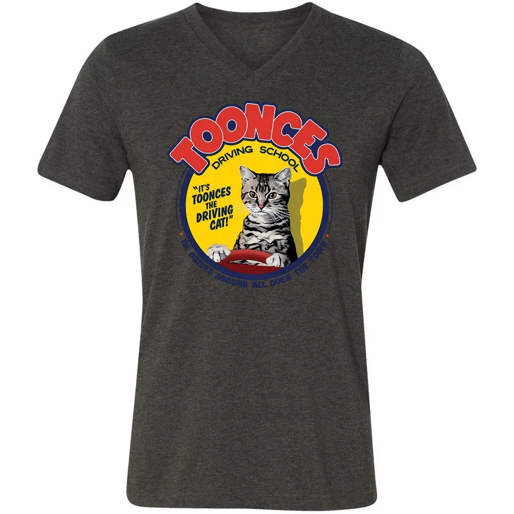 Unisex V-Neck T-Shirt - K1ULC959 - Dark Grey Heather - 8