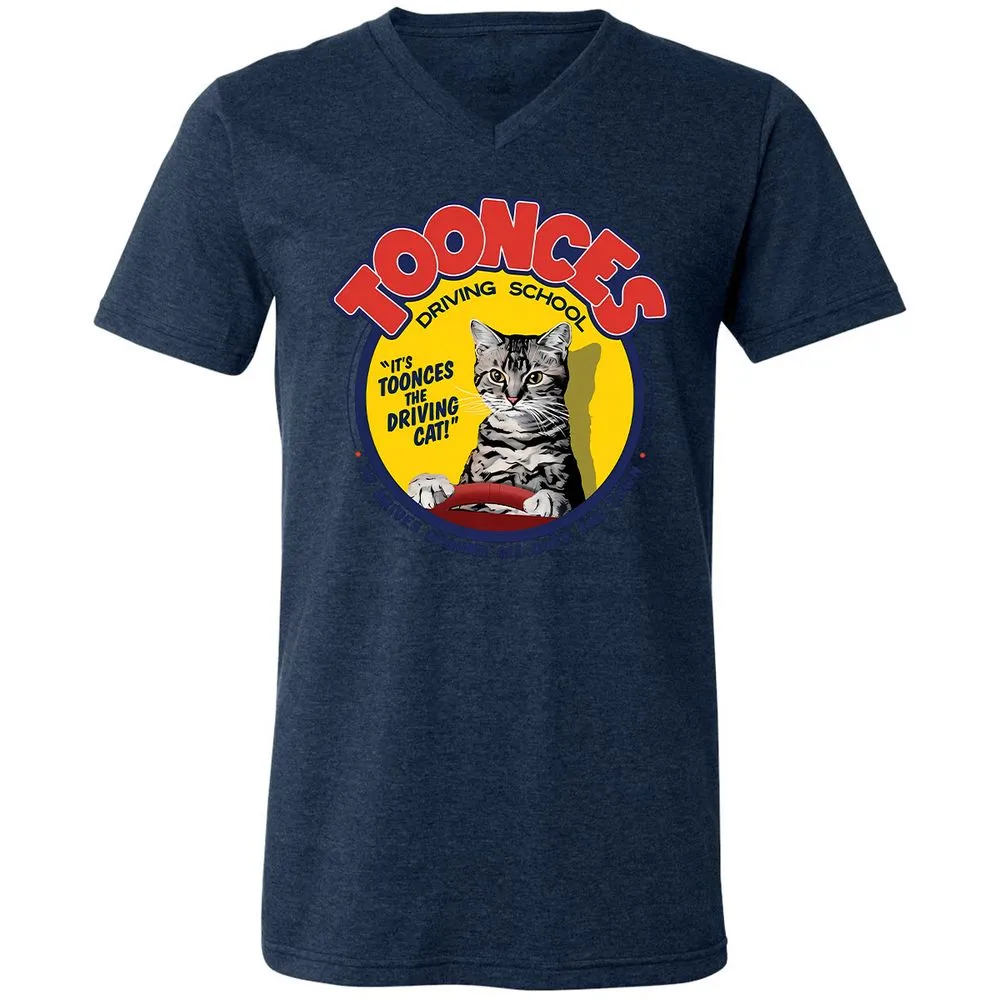 Unisex V-Neck T-Shirt - K1ULC959 - Heather Navy - 15