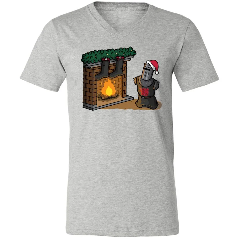 Black Knight Christmas - Athletic Heather - 7