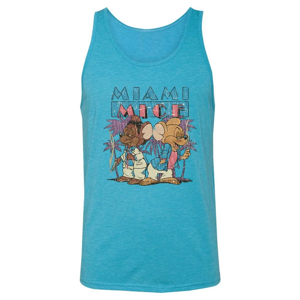 Unisex Jersey Tank - HNREZE1F - Aqua Triblend - 3