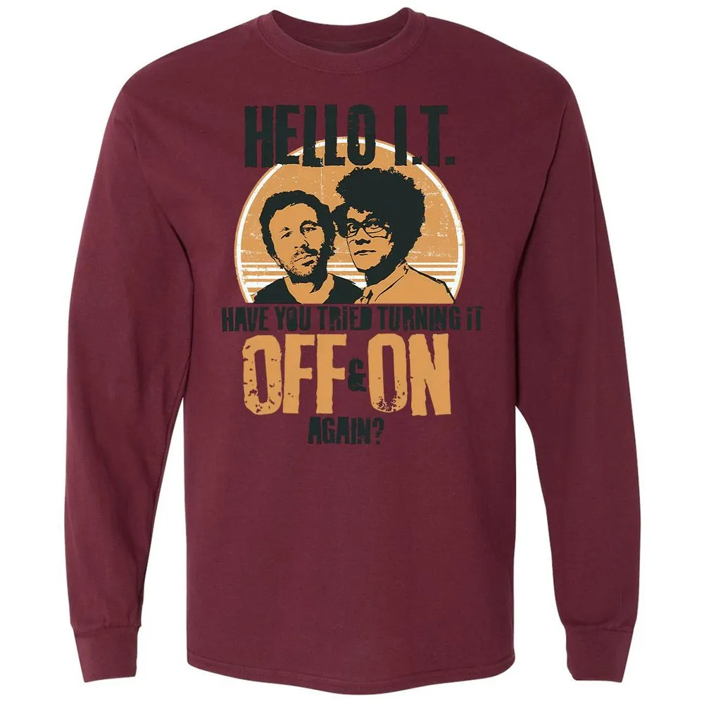 Have You Tried Turning It Off & On Again - Maroon - 11