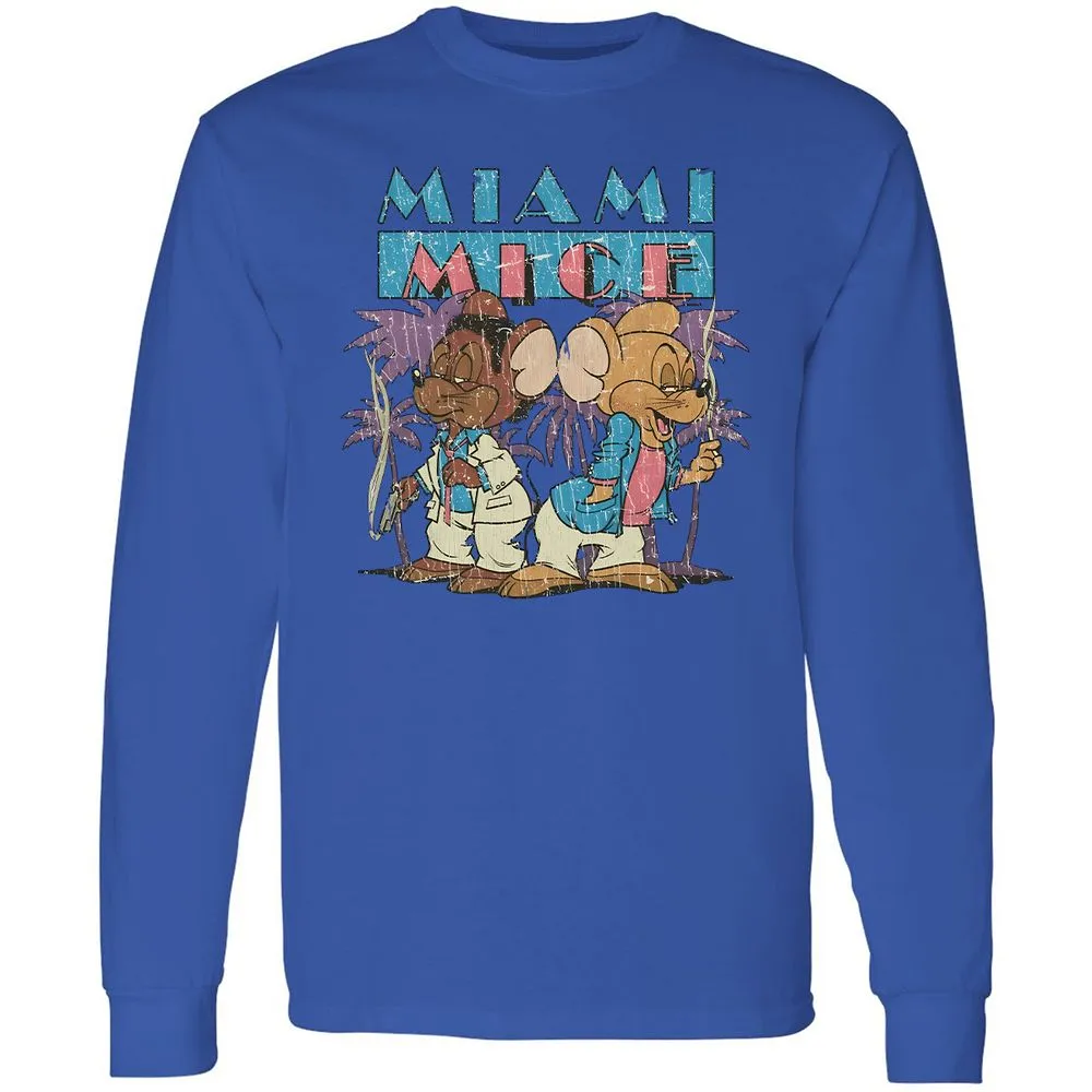 Long Sleeve T-Shirt - 7FEKQFJ3 - Royal - 4