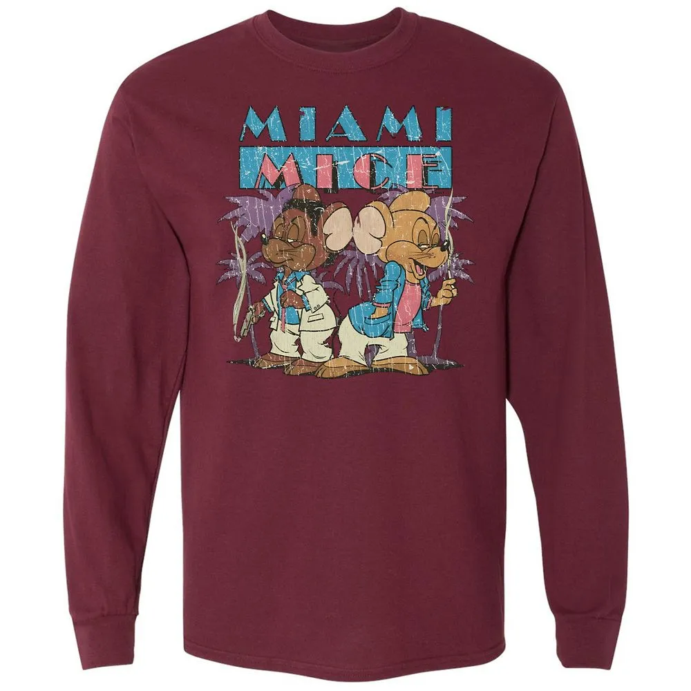 Long Sleeve T-Shirt - 7FEKQFJ3 - Maroon - 11