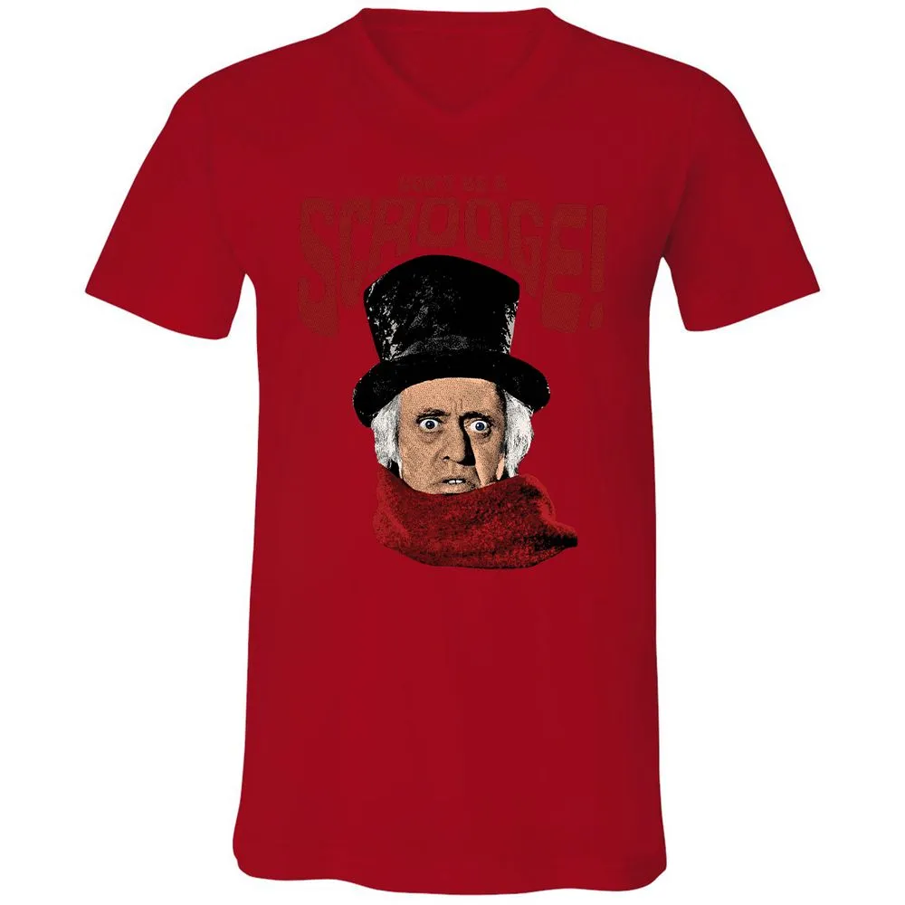 Unisex V-Neck T-Shirt - ZGYCX9JE - Red - 3