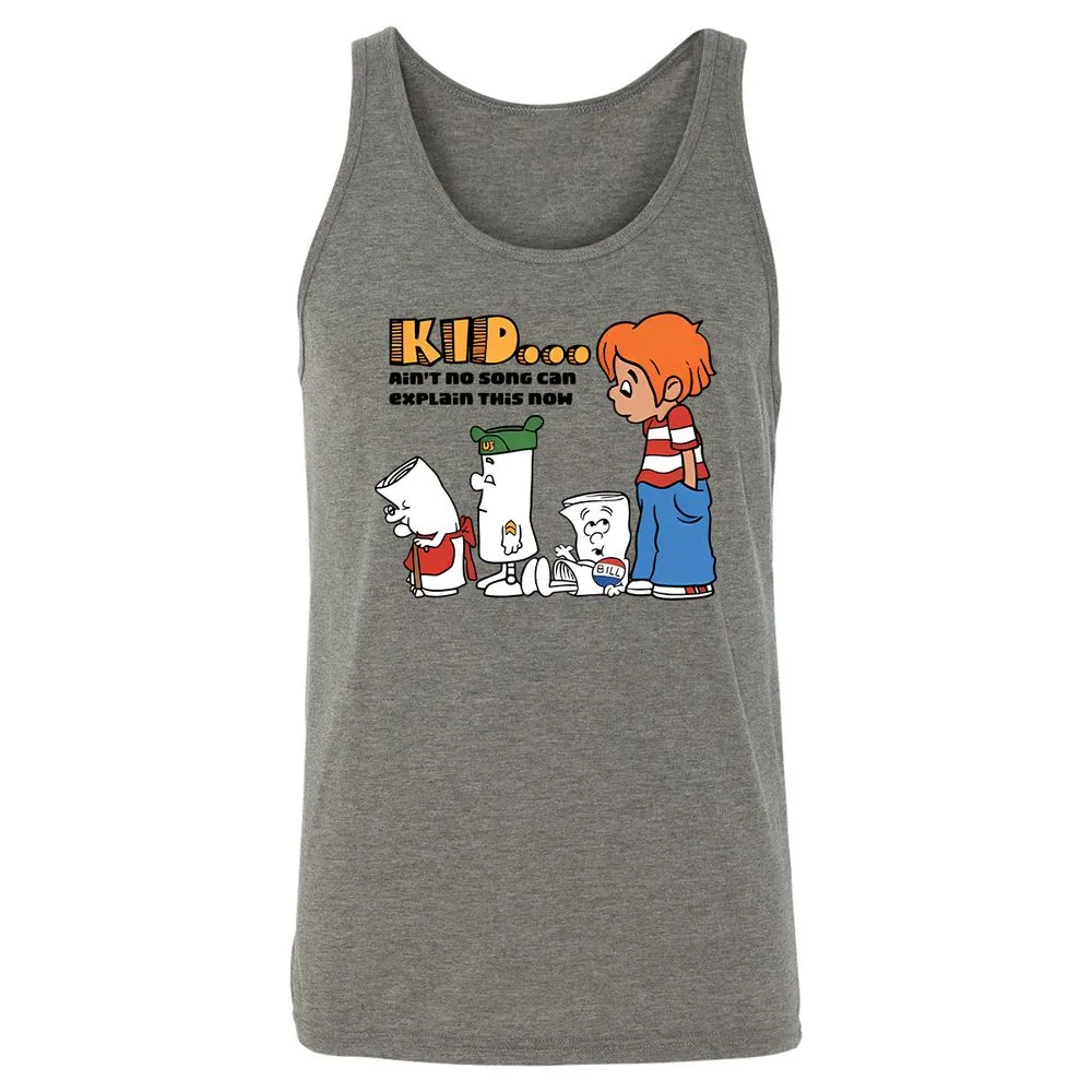 KID… Ain’t no song can explain this now - Grey Triblend - 2