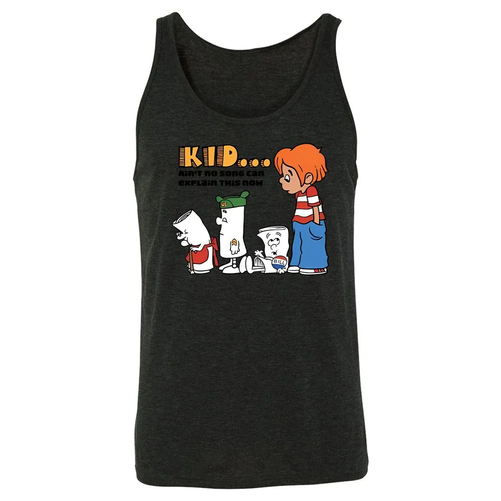 KID… Ain’t no song can explain this now - Charcoal Black Triblend - 5