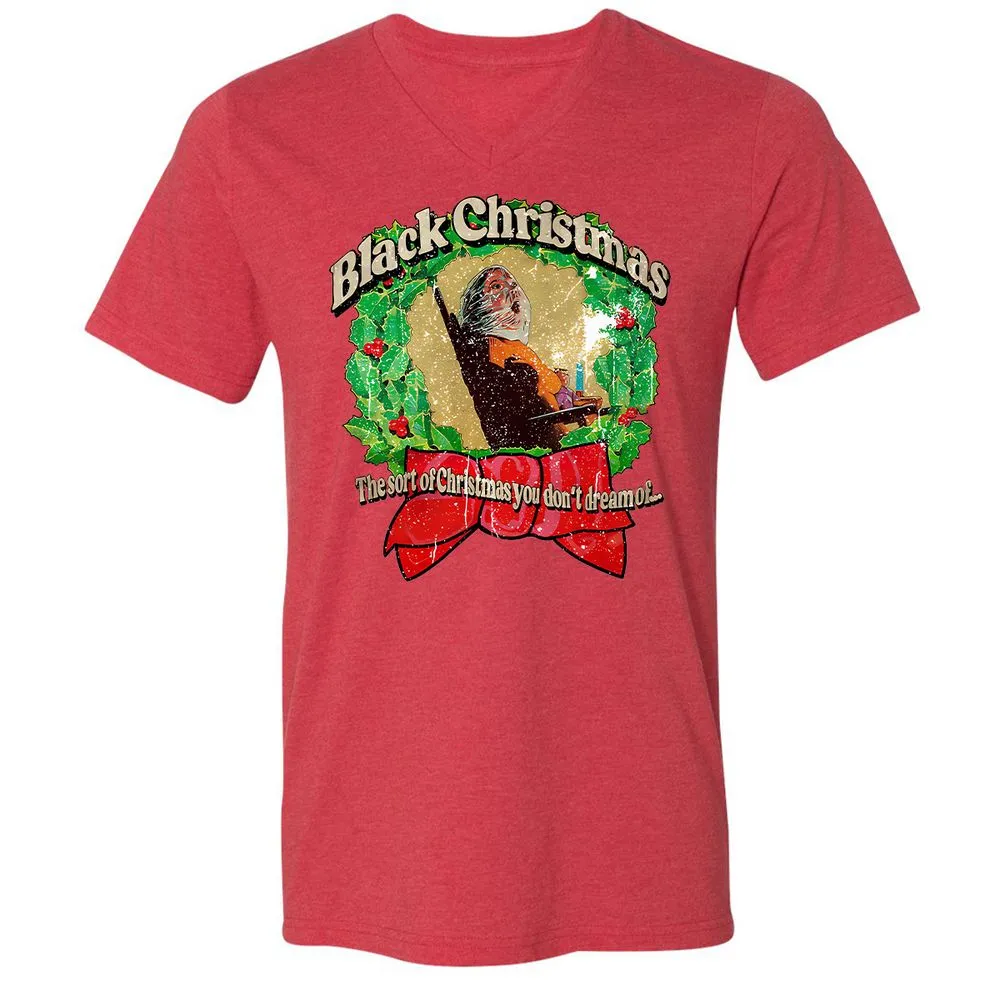 Unisex V-Neck T-Shirt - FBB182PE - Heather Red - 5