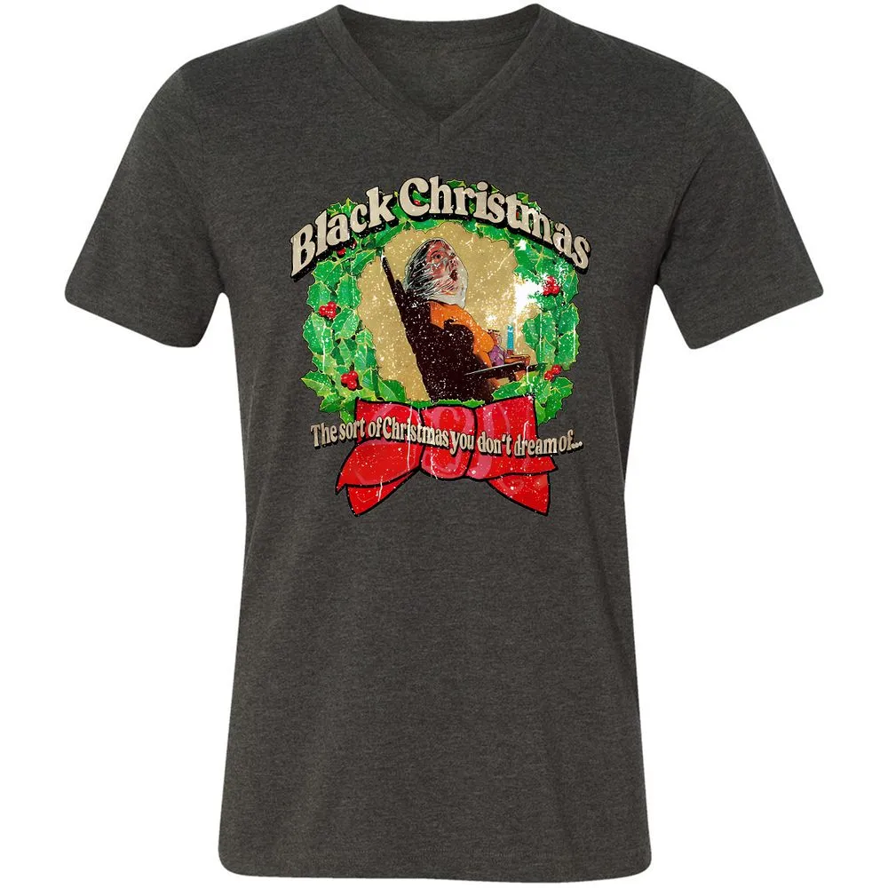 Unisex V-Neck T-Shirt - FBB182PE - Dark Grey Heather - 8
