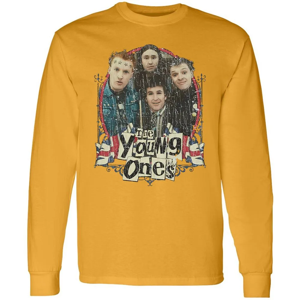 Long Sleeve T-Shirt - 6HBFT6YX - Gold - 9
