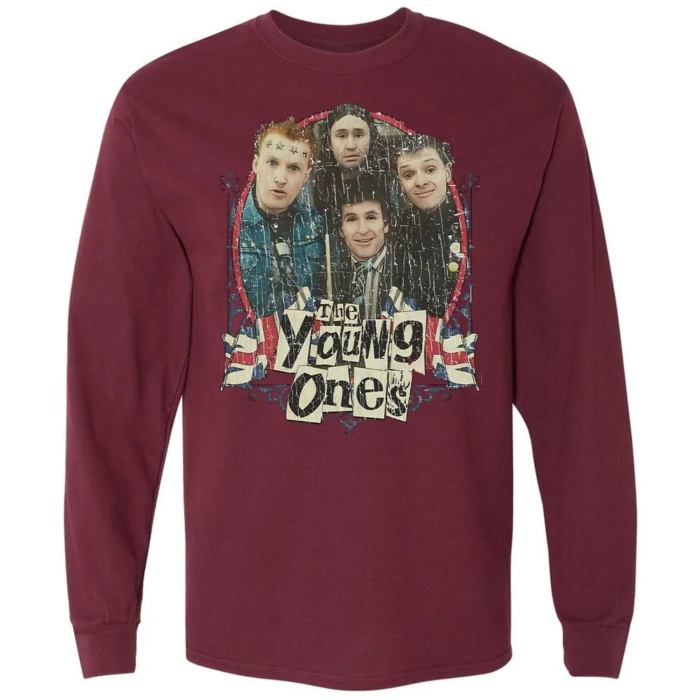 Long Sleeve T-Shirt - 6HBFT6YX - Maroon - 11