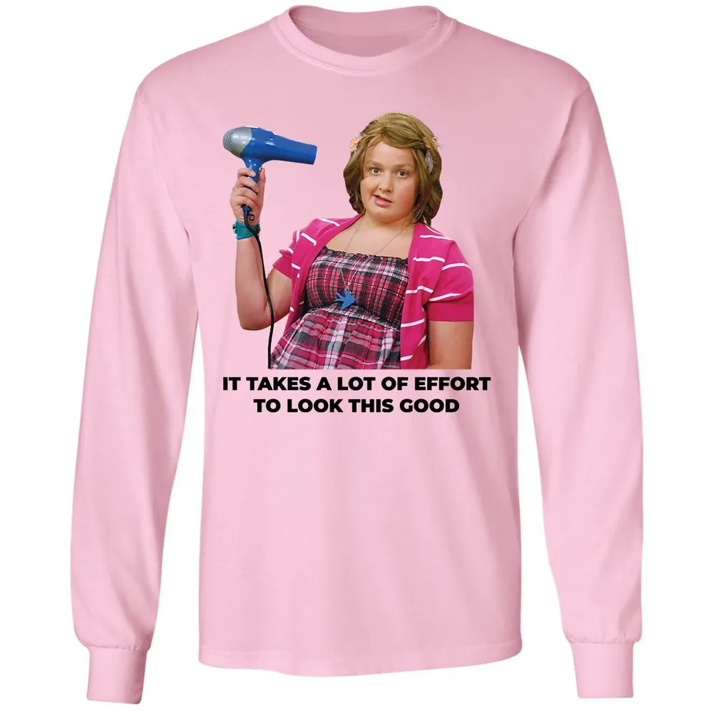 Long Sleeve T-Shirt - DTKSH2X6 - Light Pink - 3