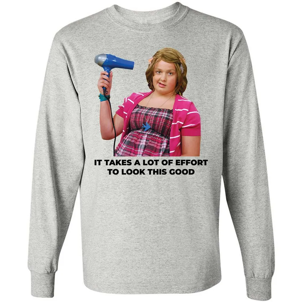Long Sleeve T-Shirt - DTKSH2X6 - Ash - 5