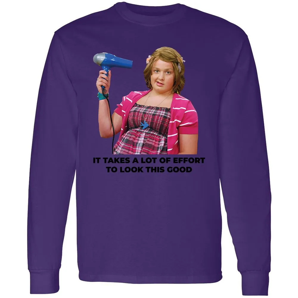 Long Sleeve T-Shirt - DTKSH2X6 - Purple - 13