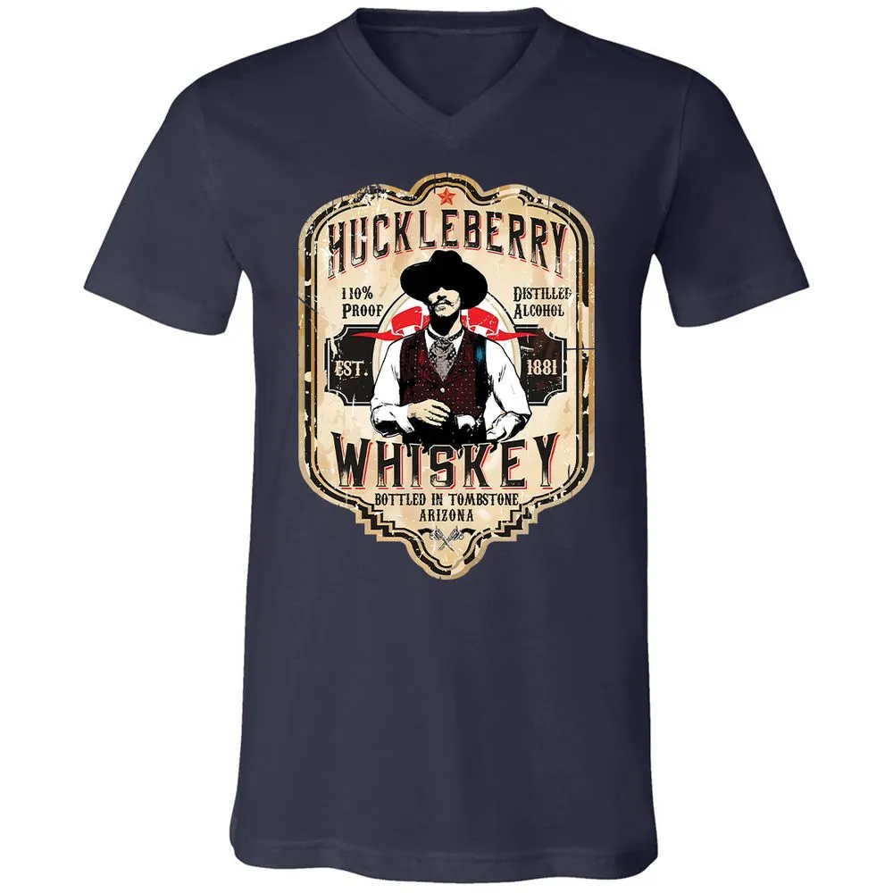 Huckleberry Whiskey Label - Navy - 9