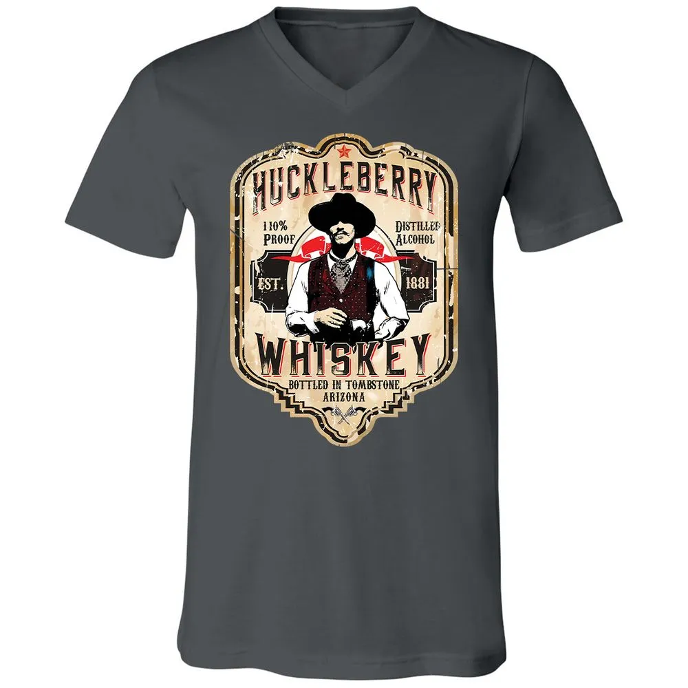 Huckleberry Whiskey Label - Asphalt - 12