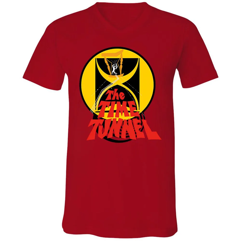 Unisex V-Neck T-Shirt - Y5USDS35 - Red - 3