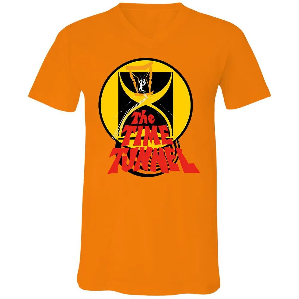 Unisex V-Neck T-Shirt - Y5USDS35 - Orange - 11
