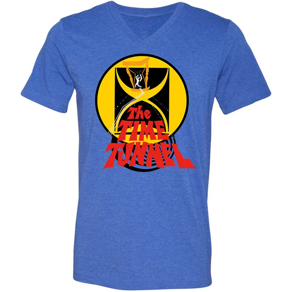 Unisex V-Neck T-Shirt - Y5USDS35 - Heather True Royal - 14