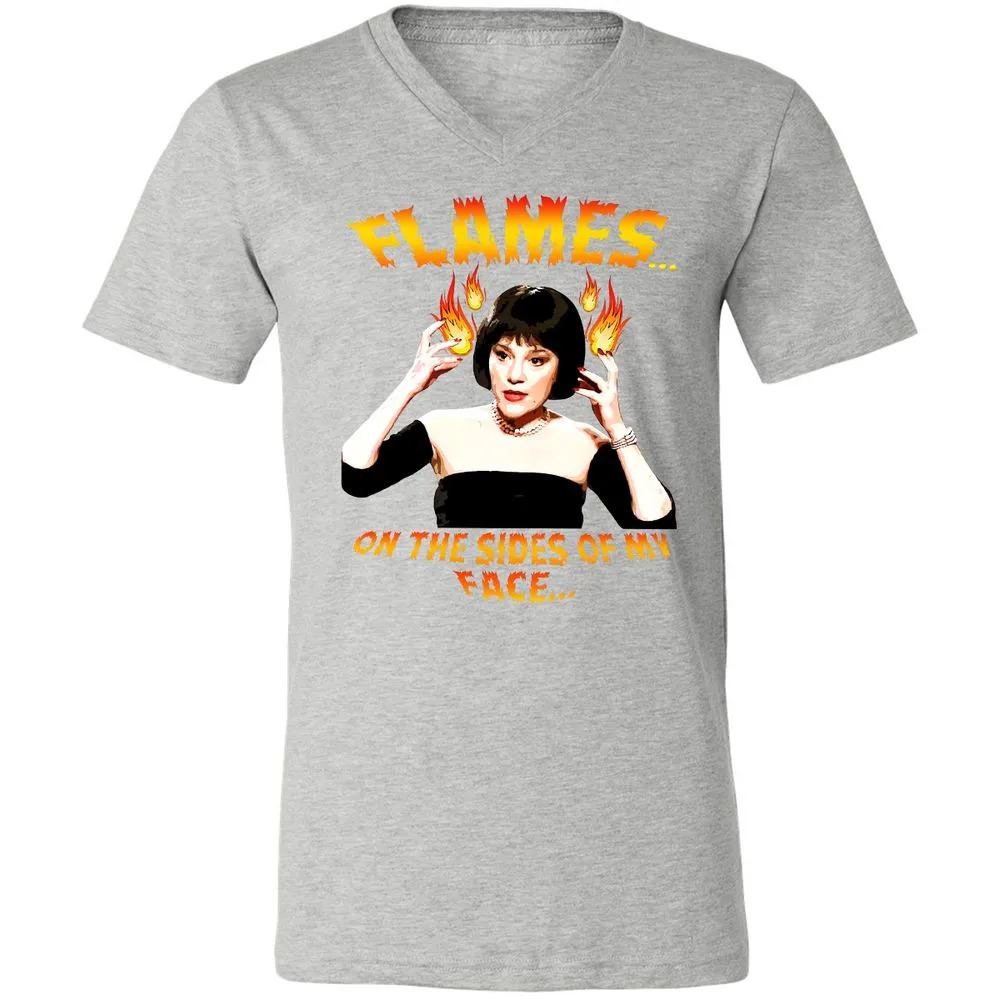 Unisex V-Neck T-Shirt - ZEMMHUQF - Athletic Heather - 7