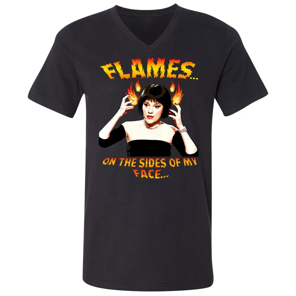 Unisex V-Neck T-Shirt - ZEMMHUQF - Black - 16