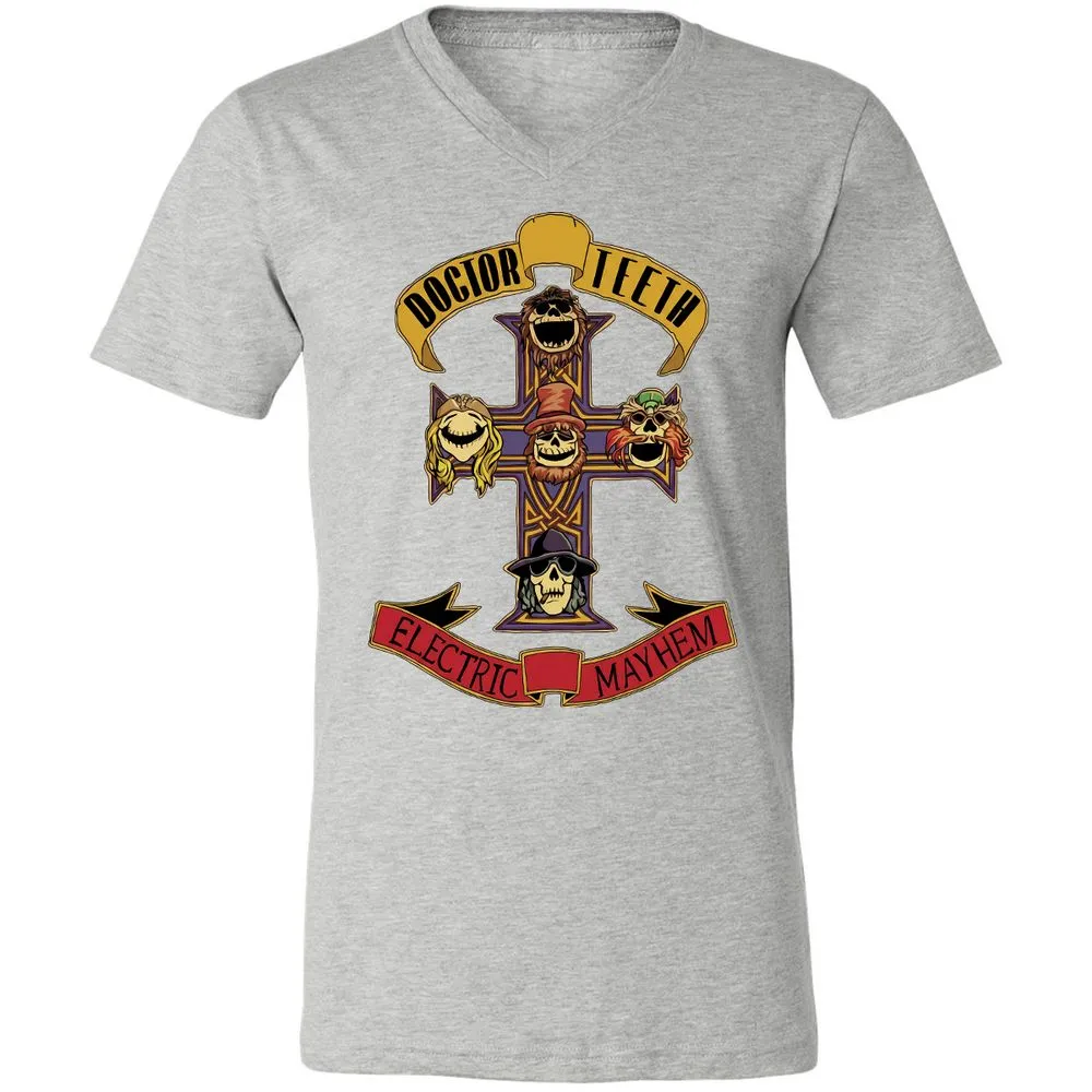 Unisex V-Neck T-Shirt - FYJ7Z9G5 - Athletic Heather - 7